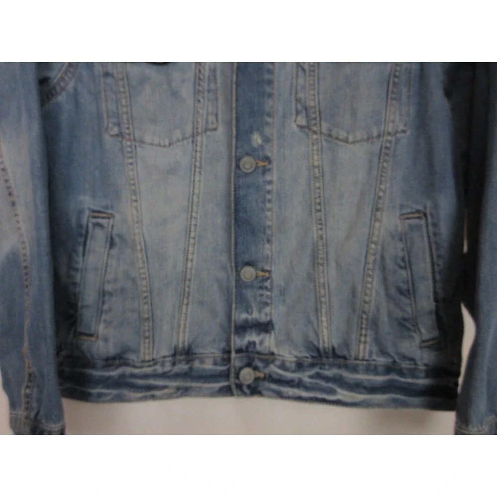 THE CHILDREN'S PLACE Jean Jacket  Large 10-12 Girls  DISTRESSED‎